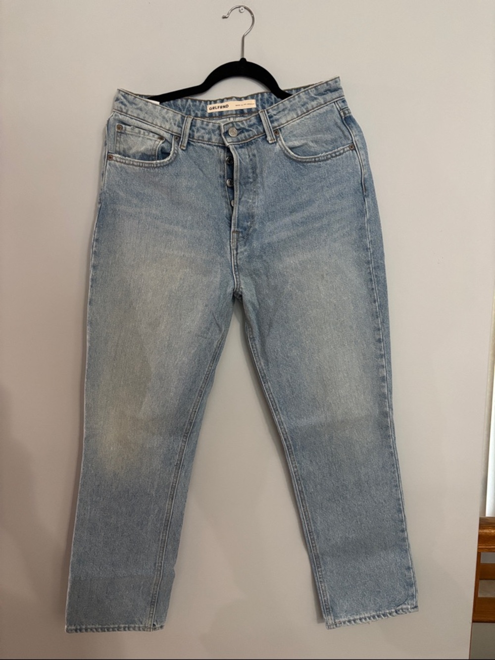 GRLFRND Light Blue High-Rise Jeans